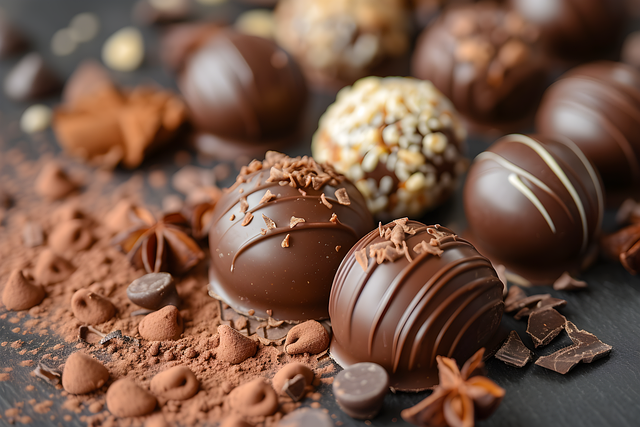 Free ai generated chocolate dessert illustration