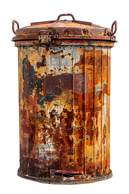 Free ai generated trash can tin illustration