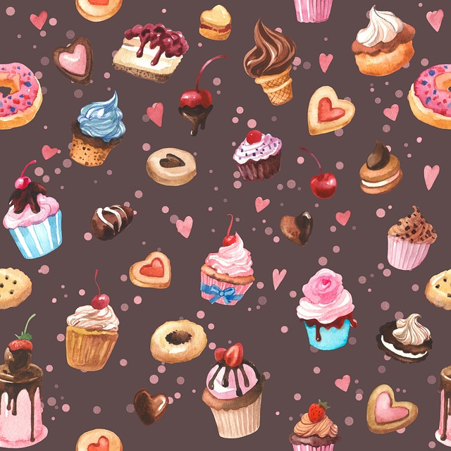 Free chocolate cookies dessert illustration