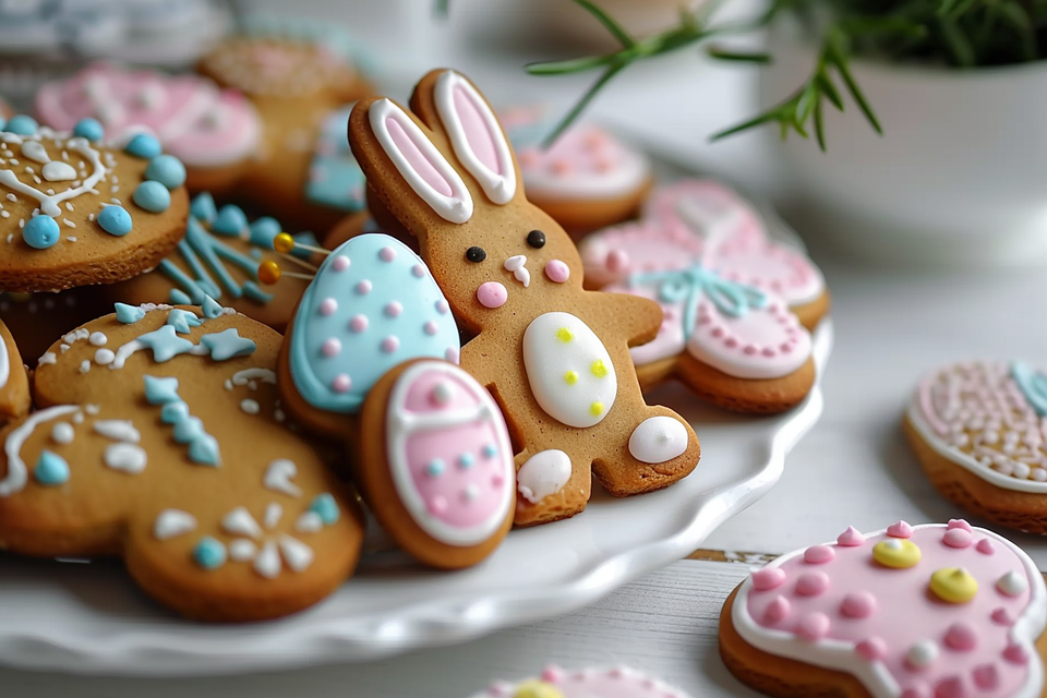 Download Ai Generated, Bunny, Gingerbread. Royalty-Free Stock ...