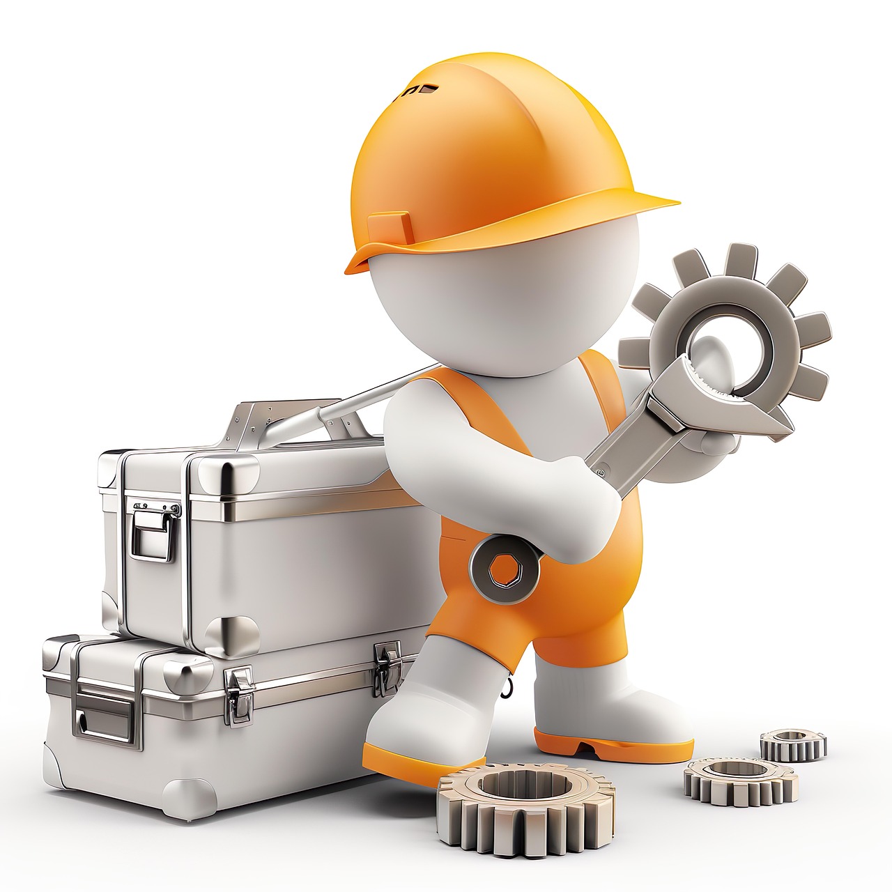 Free ai generated handyman worker illustration