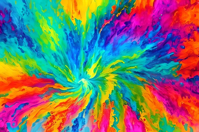Free Watercolor Flower Power illustration and picture