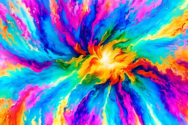 Free Watercolor Flower Power illustration and picture