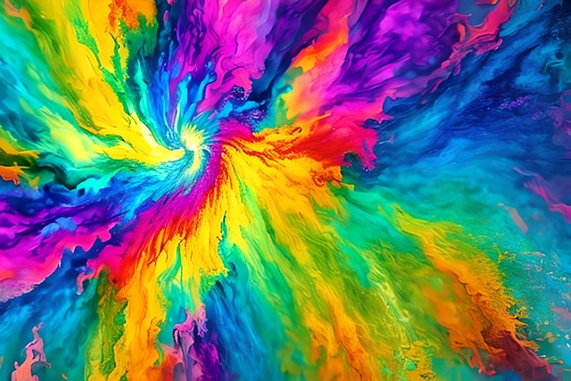 Free Watercolor Flower Power illustration and picture