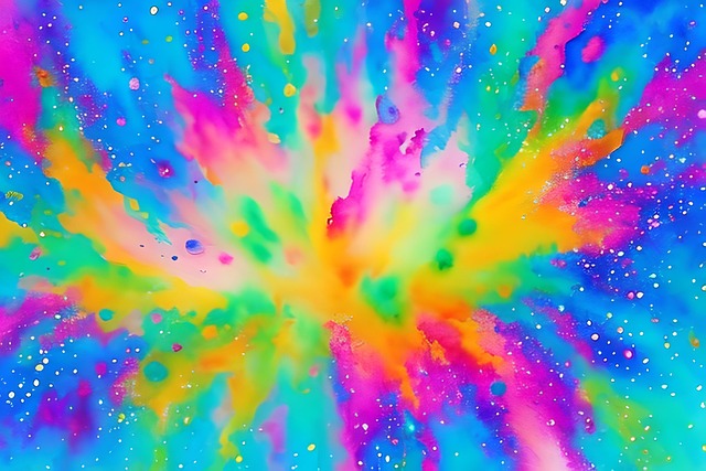 Free Watercolor Flower Power illustration and picture