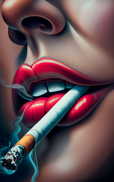 Download free HD stock image of Ai Generated Cigarette Free ai generated cigarette smoking illustration