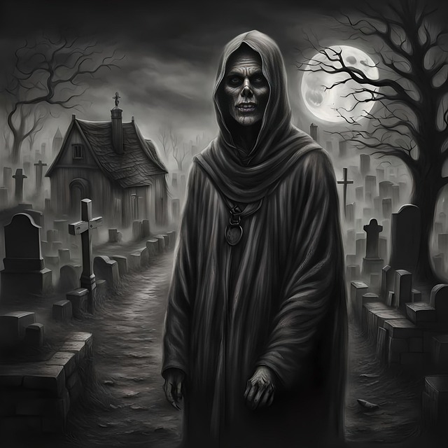 Free ai generated monster horror illustration