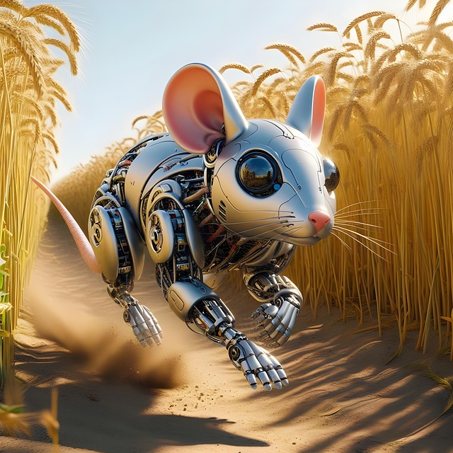 Free ai generated robot mouse illustration