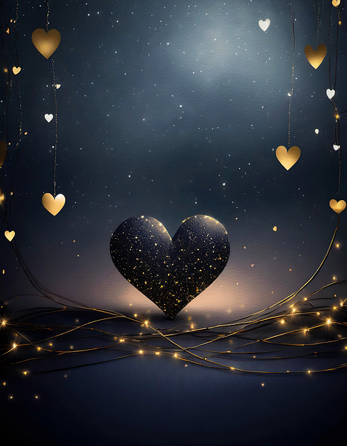 Free ai generated heart love illustration