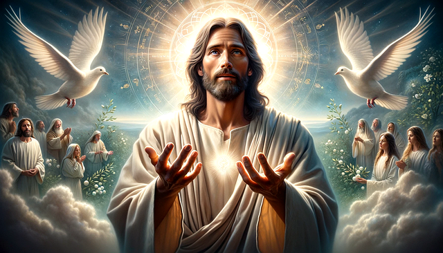 Free ai generated jesus of nazareth savior of humanity illustration