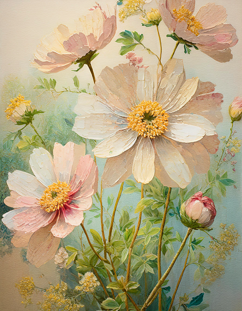 Free ai generated flowers blossom illustration