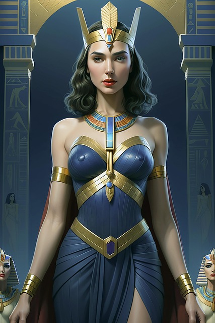 Free ai generated woman queen illustration