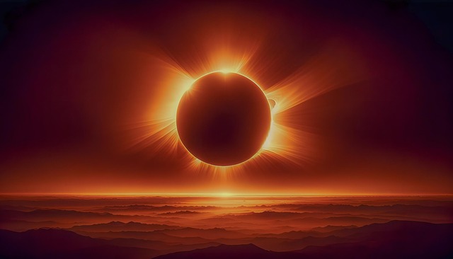Free ai generated eclipse moon illustration