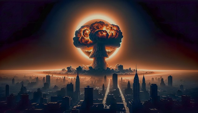 Download free HD stock image of Ai Generated Bomb Free ai generated bomb explosion illustration