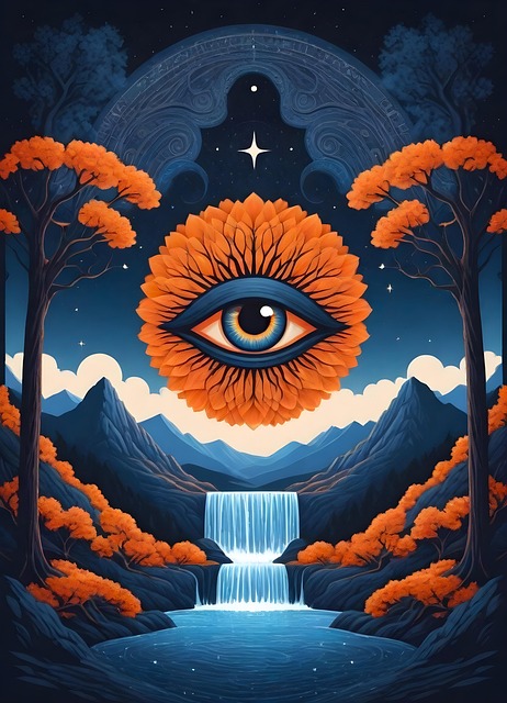 Free ai generated art eye illustration