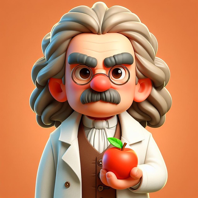 Free ai generated newton physics illustration