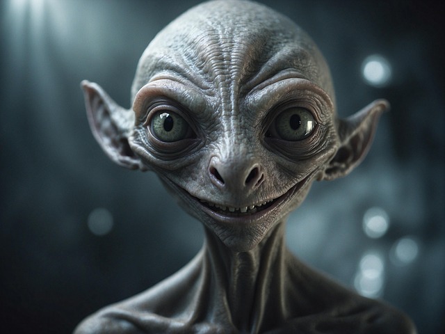 Download free HD stock image of Ai Generated Alien Free ai generated alien fantasy illustration