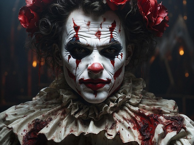 Free ai generated clown joker illustration