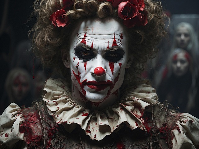 Free ai generated clown joker illustration