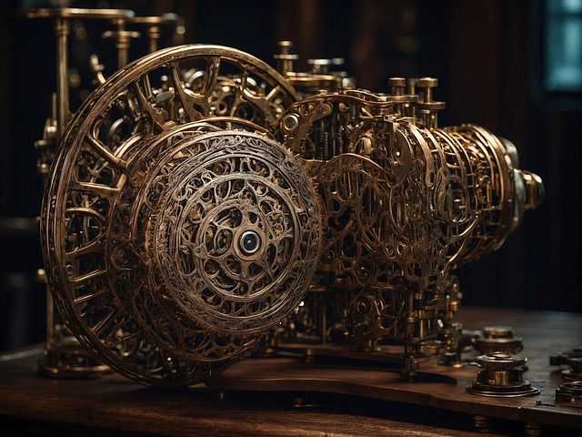 Free ai generated machine technology illustration