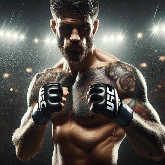 Free ai generated kick boxing sports illustration