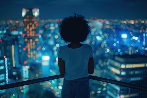 Jung, Schwarz, Afrikanisch, Amerikanisch