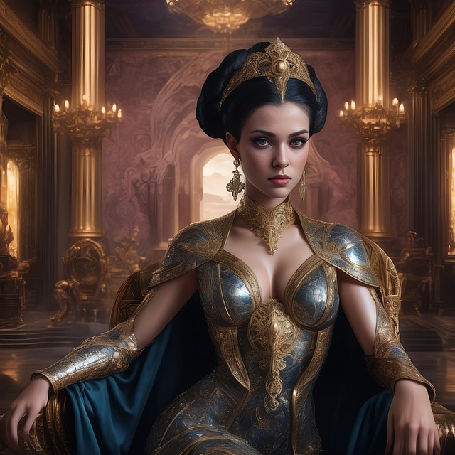 Free goddess mythology fantasy illustration
