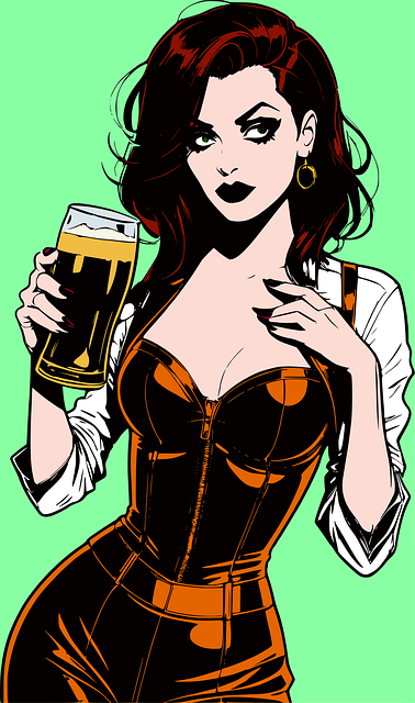 Free woman female goth vector