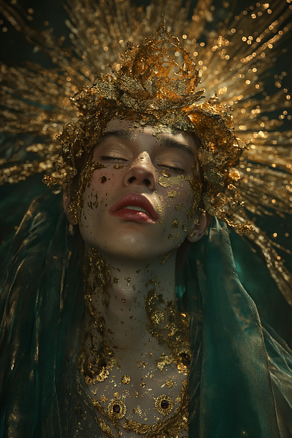 Free ai generated woman artistic illustration