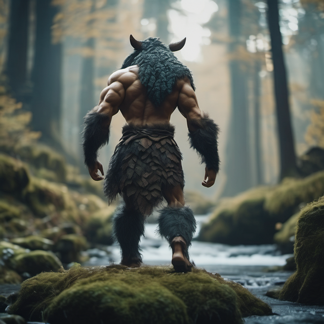 Free ai generated fantasy tribesman illustration