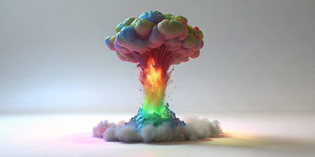 Free ai generated explosion smoke illustration