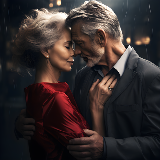 Free ai generated couple lovers illustration