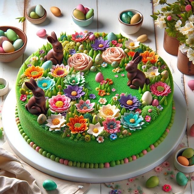 Free easter spring bunny illustration