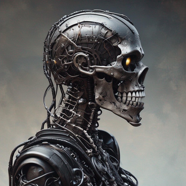 Free ai generated bones skeleton illustration