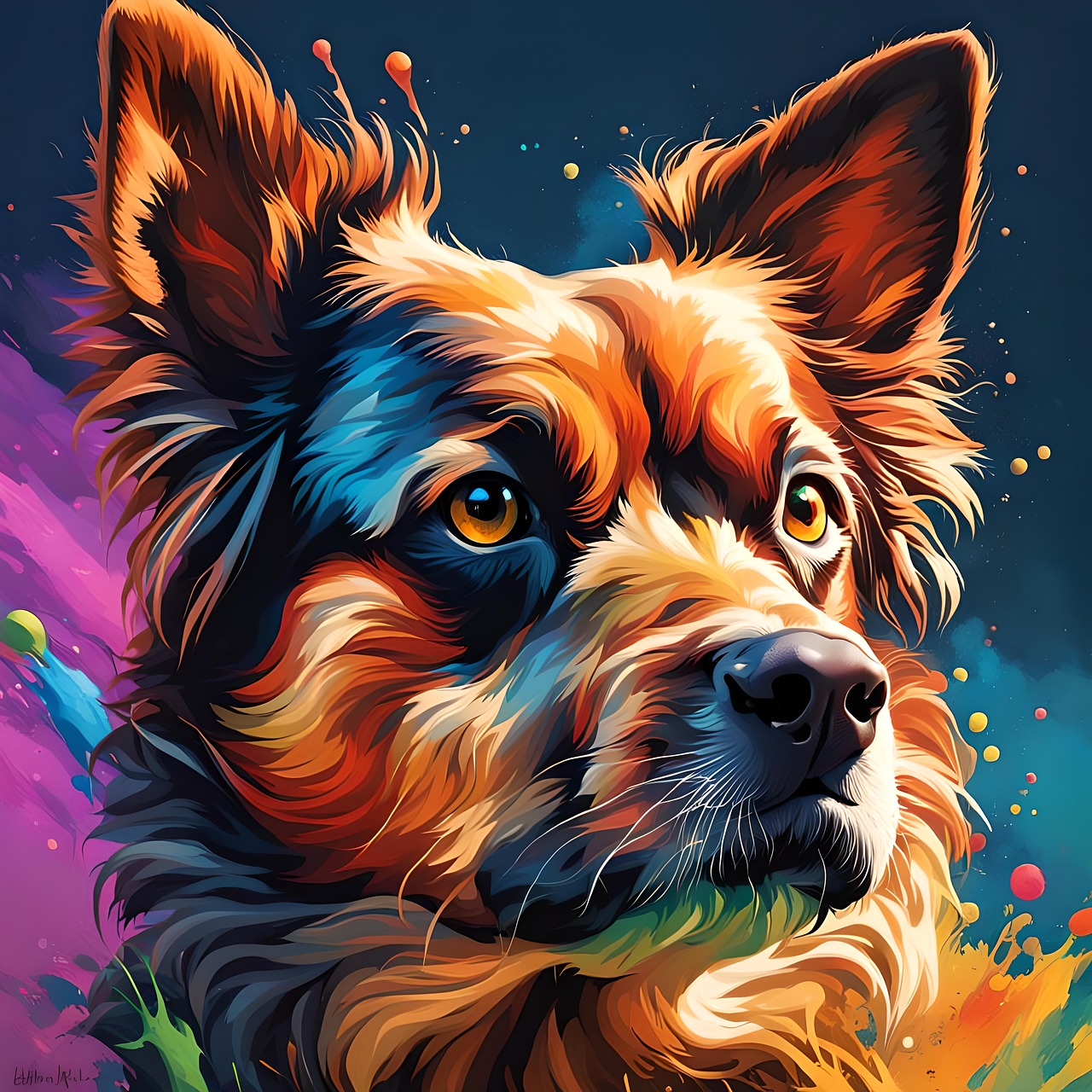 Dog - free online jigsaw puzzle photo