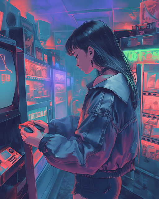 Free girl art who illustration