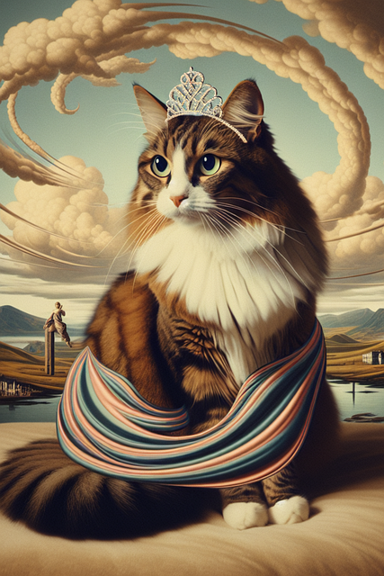 Free Ai Generated Cat illustration and picture