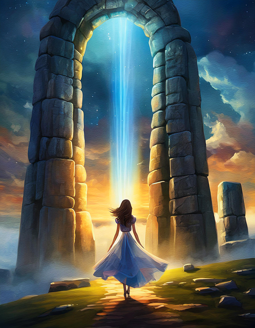 Free woman lost lady illustration