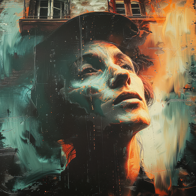 Free ai generated woman face illustration