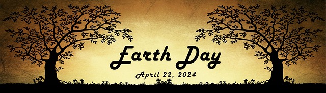 Free banner header earth day illustration