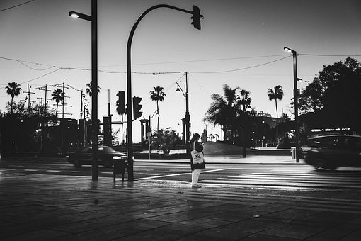Free Street Scene Sunrise photo and picture