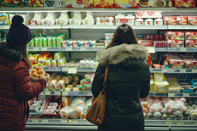 Free ai generated grocery shop illustration