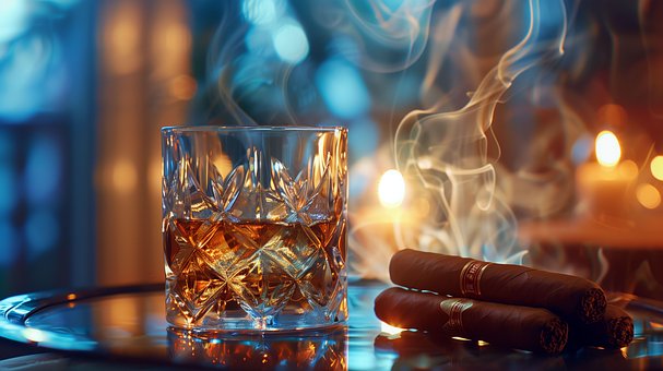 Ai Generat, Whisky, Trabucuri, Sticlă