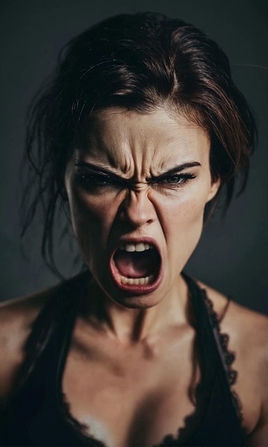 Free ai generated woman scream illustration