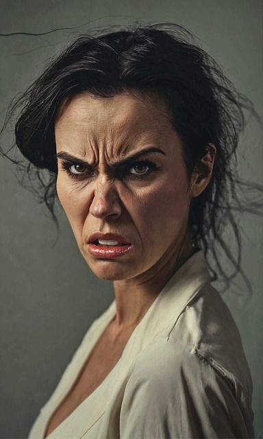 Free ai generated woman angry illustration