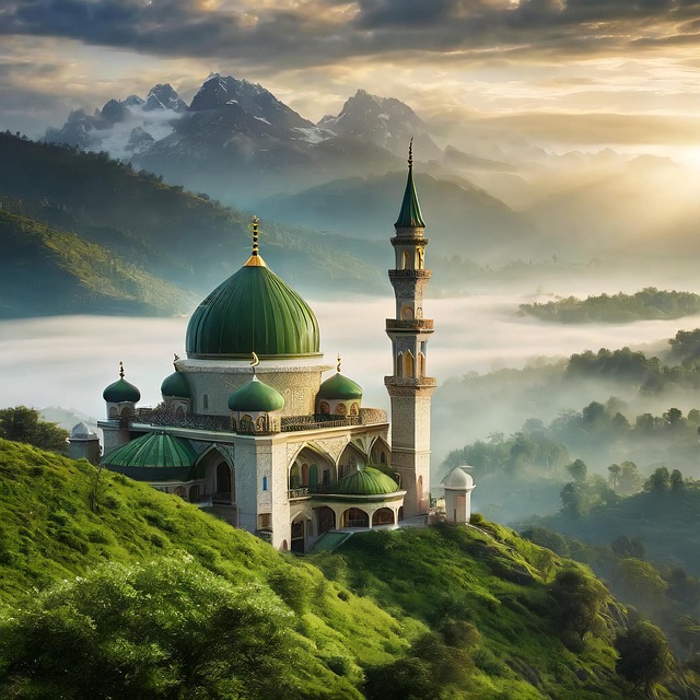 Free mountain sanctuary magnificent illustration