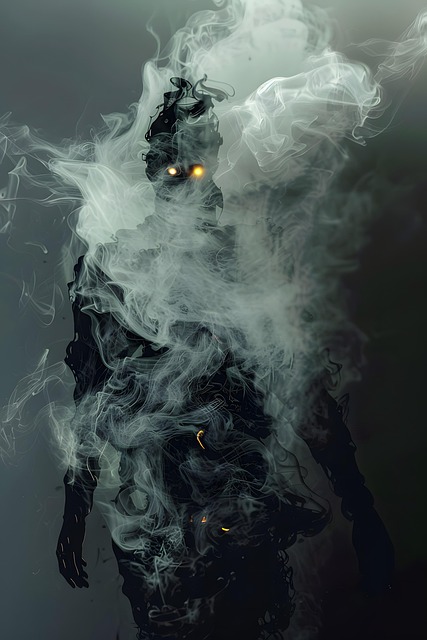 Free ai generated apparition phantom illustration