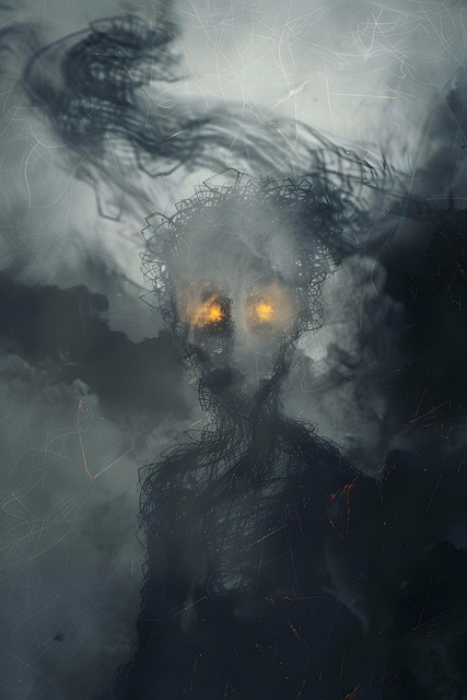 Free ai generated apparition phantom illustration
