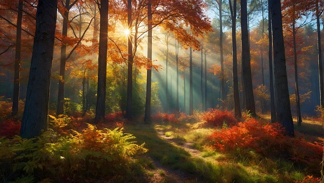 Download free HD stock image of Ai Generated Trees Free ai generated trees forest illustration