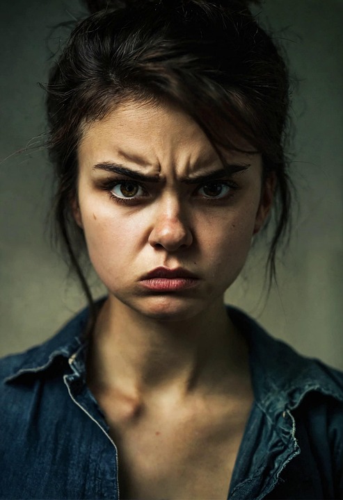 Download Girl, Female, Trouble. RoyaltyFree Stock Illustration Image